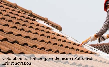 Coloration sur toiture (pose de resine)  putscheid- Eric rénovation 