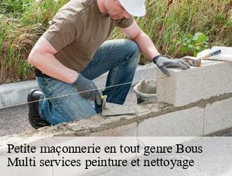 Petite maçonnerie en tout genre  bous- Multi services peinture et nettoyage 