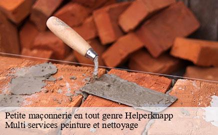Petite maçonnerie en tout genre  helperknapp- Multi services peinture et nettoyage 