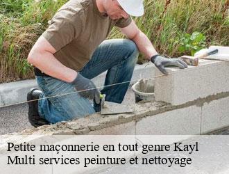 Petite maçonnerie en tout genre  kayl- Multi services peinture et nettoyage 