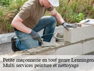 Petite maçonnerie en tout genre  lenningen- Multi services peinture et nettoyage 