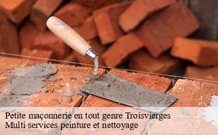 Petite maçonnerie en tout genre troisvierges- Multi services peinture et nettoyage