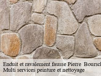 Enduit et ravalement fausse Pierre   bourscheid- Multi services peinture et nettoyage 
