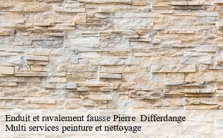 Enduit et ravalement fausse Pierre   differdange- Multi services peinture et nettoyage 