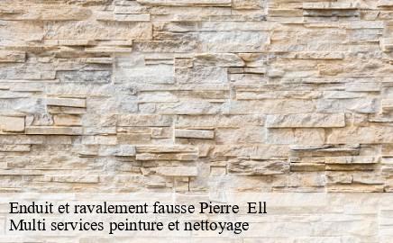 Enduit et ravalement fausse Pierre ell- Multi services peinture et nettoyage
