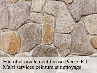 Enduit et ravalement fausse Pierre   ell- Multi services peinture et nettoyage 