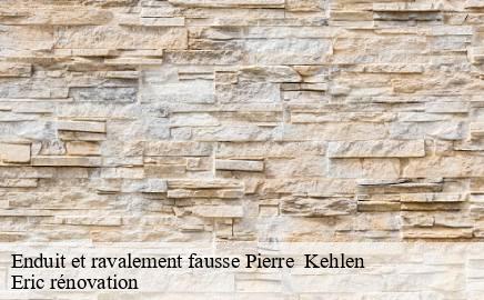 Enduit et ravalement fausse Pierre kehlen- Eric rénovation