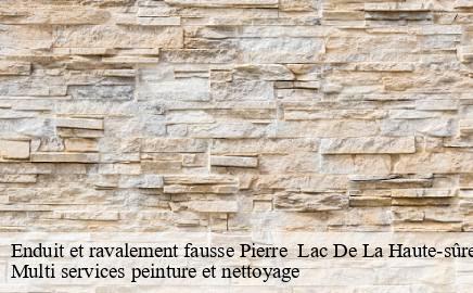 Enduit et ravalement fausse Pierre lac-de-la-haute-sure- Multi services peinture et nettoyage