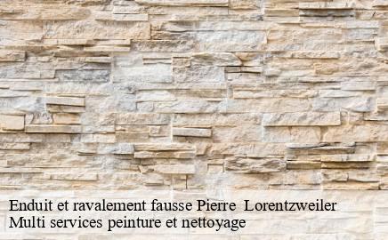 Enduit et ravalement fausse Pierre lorentzweiler- Multi services peinture et nettoyage