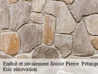 Enduit et ravalement fausse Pierre petange- Eric rénovation