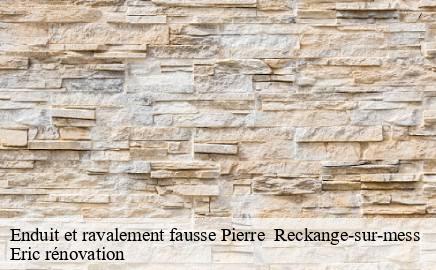 Enduit et ravalement fausse Pierre reckange-sur-mess- Eric rénovation