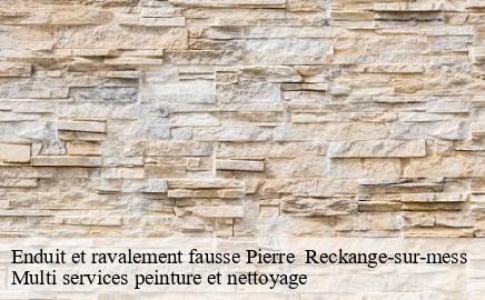 Enduit et ravalement fausse Pierre reckange-sur-mess- Multi services peinture et nettoyage