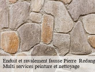 Enduit et ravalement fausse Pierre   redange- Multi services peinture et nettoyage 