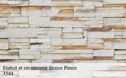 Enduit et ravalement fausse Pierre dudelange-3544 Multi services peinture et nettoyage