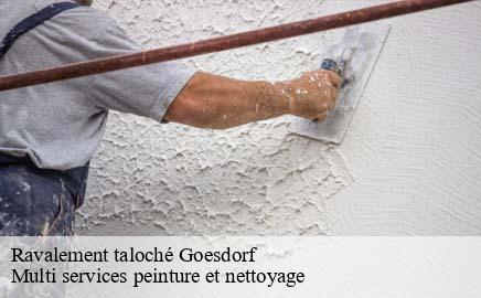 Ravalement taloché goesdorf- Multi services peinture et nettoyage