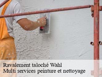 Ravalement taloché  wahl- Multi services peinture et nettoyage 