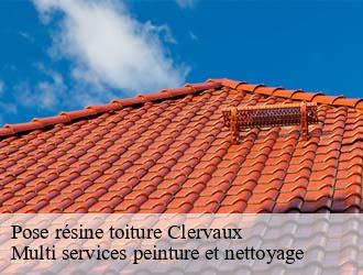 Pose résine toiture  clervaux- Multi services peinture et nettoyage 