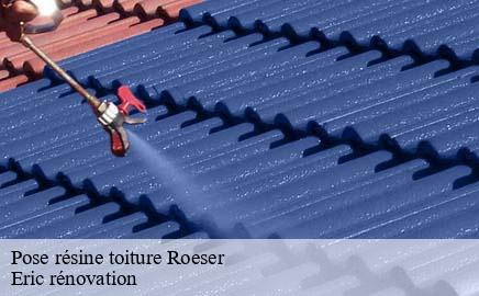 Pose résine toiture roeser- Eric rénovation