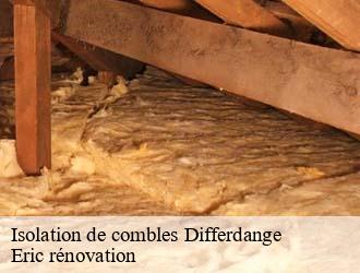 Isolation de combles differdange- Eric rénovation