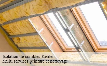 Isolation de combles  kehlen- Multi services peinture et nettoyage 
