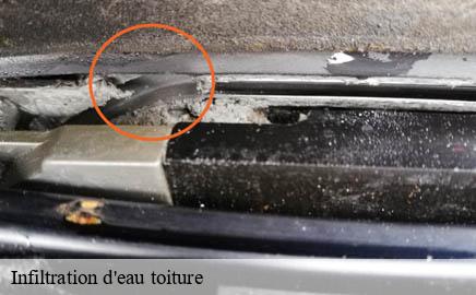 Infiltration d'eau toiture  steinfort- Multi services peinture et nettoyage 