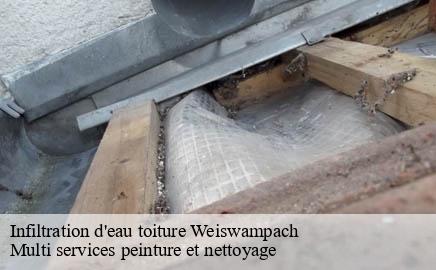 Infiltration d'eau toiture weiswampach- Multi services peinture et nettoyage