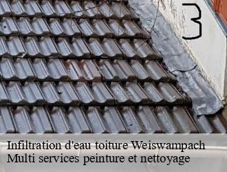 Infiltration d'eau toiture  weiswampach- Multi services peinture et nettoyage 
